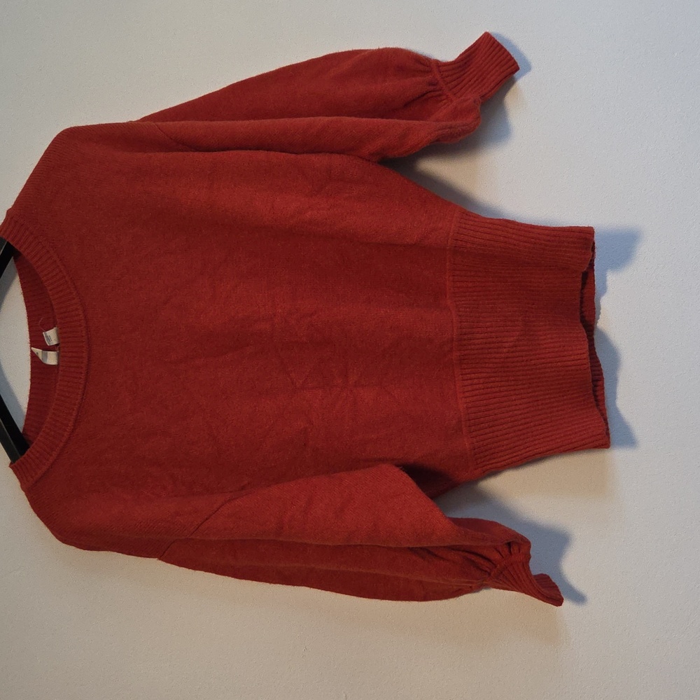 Women's Orange Sweater Moth by anthropologie